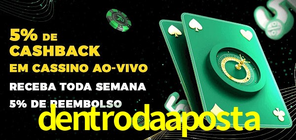 Promoções do cassino ao Vivo dentrodaaposta